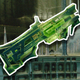 A screenshot of the worm-filled exotic grenade launcher.